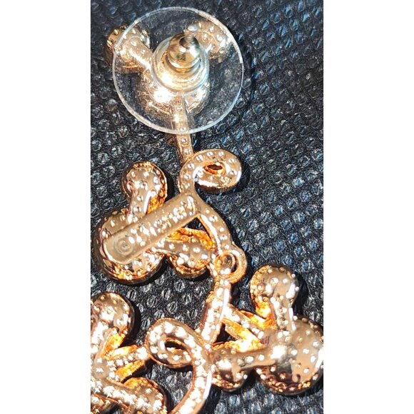 Disney Colorful Multi-Stone Dangle Earrings Mickey Mouse Design - Picture 6 of 7